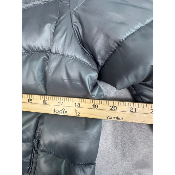 Fanatics NBA Puffer Jacket Gray Full‎ Zip Lightweight Down Men's M - Picture 4 of 9